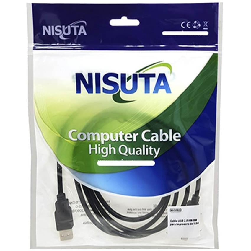 Cable Impresora 5Mts Nisuta Ns-Cusb2b5